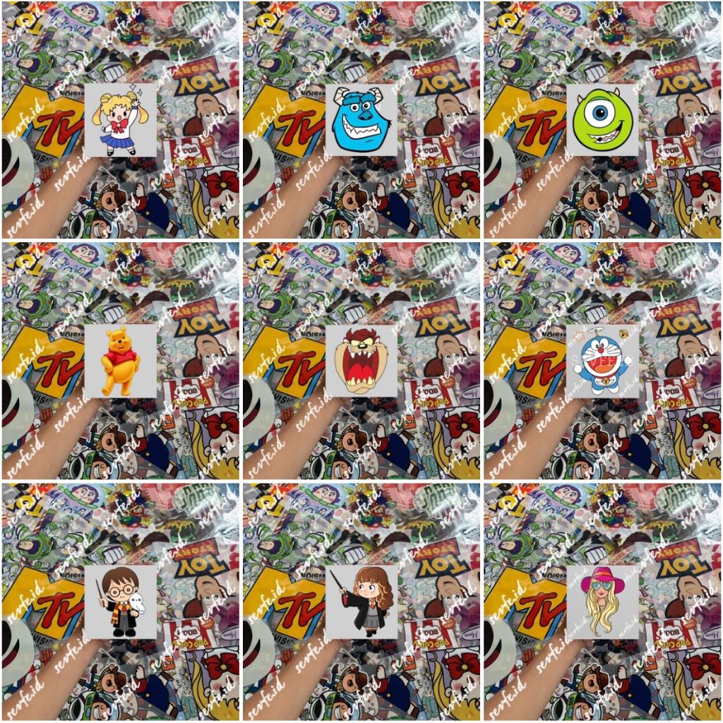 

Stiker Sablon Setrika KECIL E