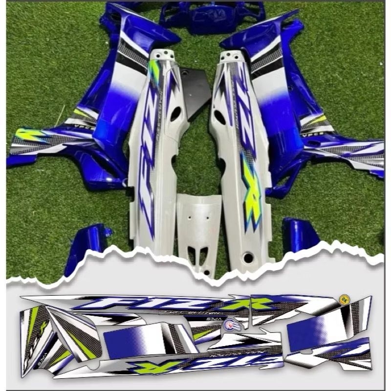 ￼STRIPING VARIASI FIZR 2004 BIRU FIZ R custom YAMAHA