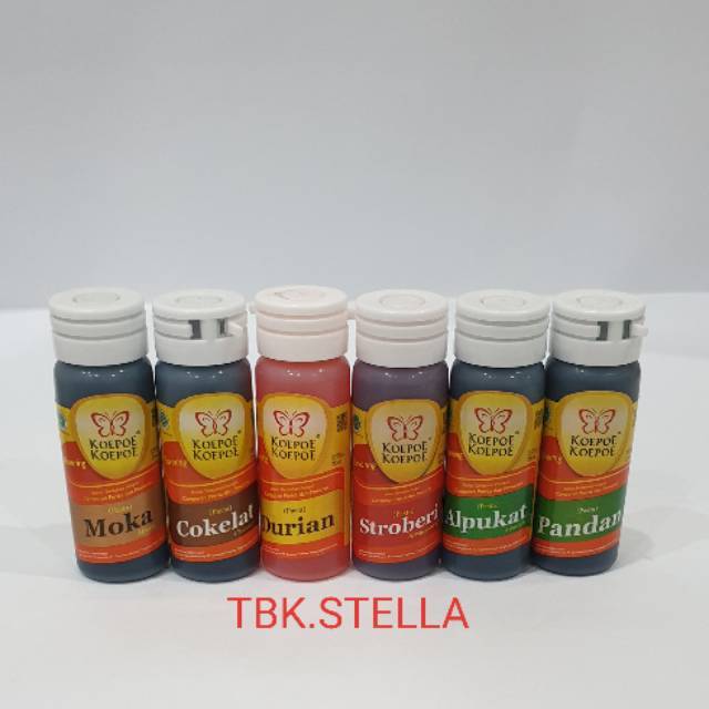 

KOEPOE AROMA PASTA 25ML PERASA SINTETIS BAHAN MIX CAMPURAN BAKING KUE ROTI PERISA MAKANAN