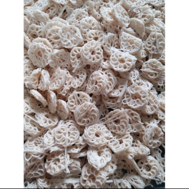 

KERUPUK MAWAR MENTAH MADURA BESAR 1KG/ KRUPUK SEBLAK / KRUPUK MAWAR PUTIH/ KRUPUK KILOAN MURAH