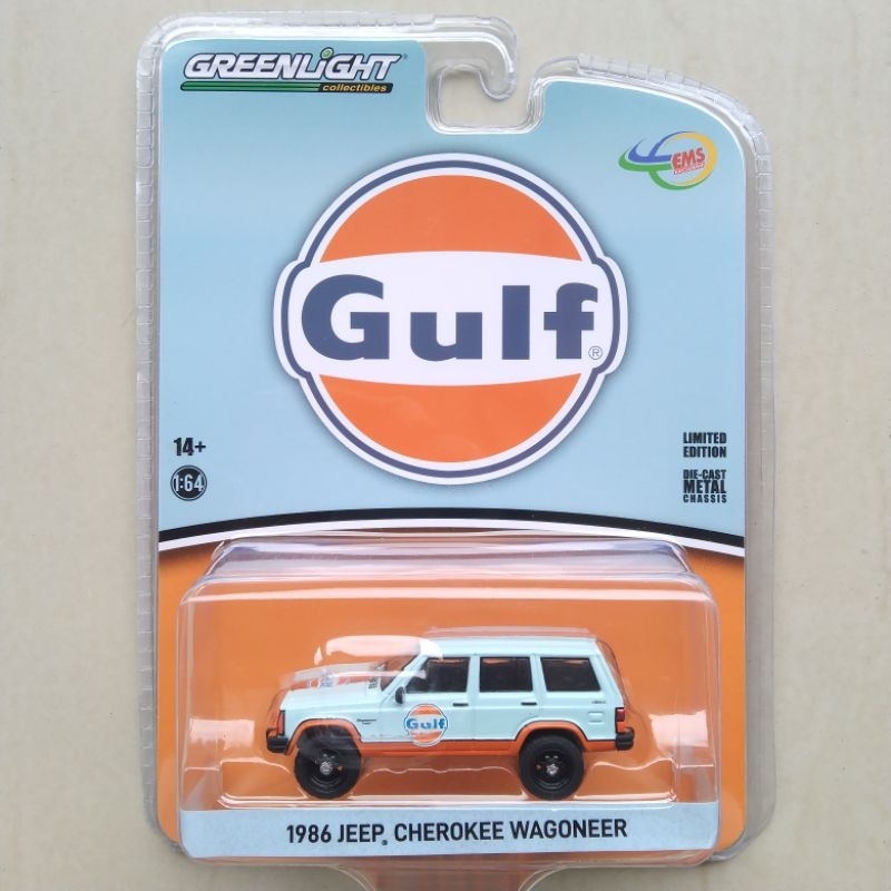 Greenlight 1986 Jeep Cherokee Wagoneer Gulf