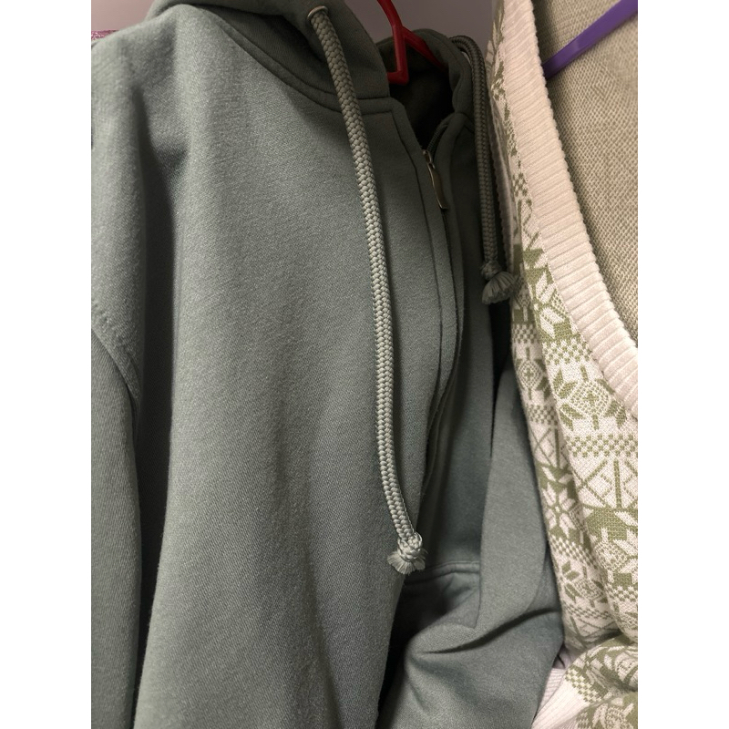 preloved like new cievno hoodie royal blue dan zipper hoodie seagreen sage