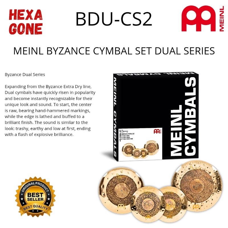 MEINL BYZANCE CYMBAL SET DUAL SERIES 151822