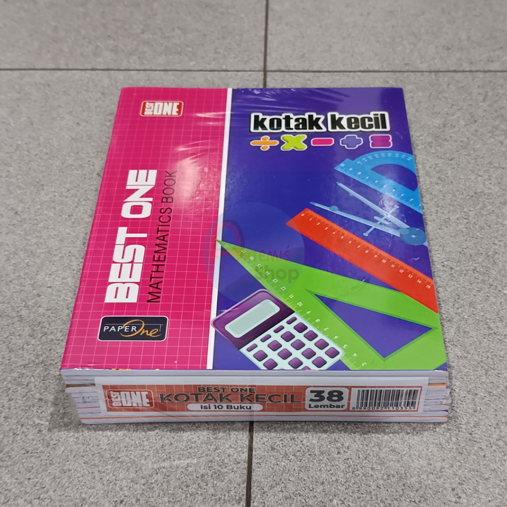 

Buku Tulis Matematika / Strimin / Kotak Kecil BEST ONE 38 Lembar Isi 10