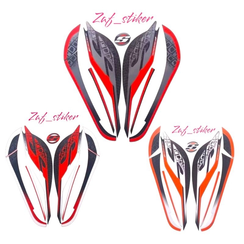 striping Lis bodi motor Honda Scoopy sporti 2019