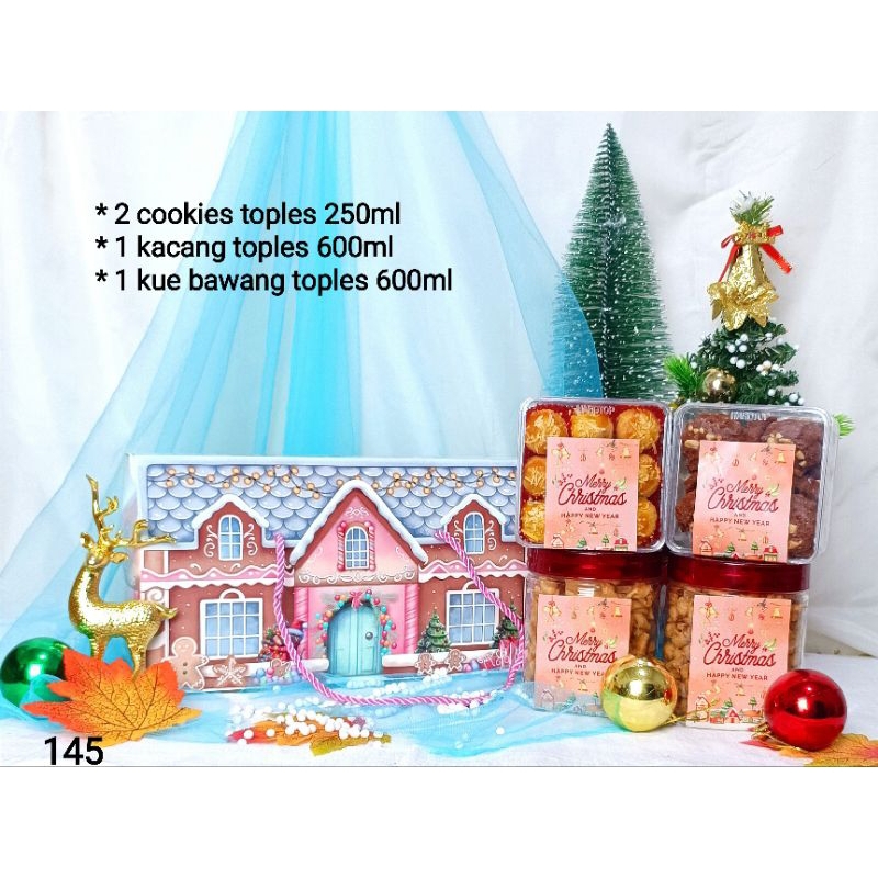

Parcel hampers Natal Tahun Baru / kado natal / bingkisan natal / hadiah natal / parcel kue kering