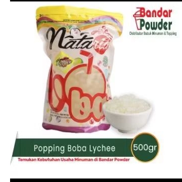 

Popping Boba Rasa Lychee Kemasan 500gPopping Boba atau disebut Jelly mutiara adalah Topping minuman yang bisa pecah di dalam mulut dengan mengeluarkan cairan dengan sensasi rasa buah segar. Popping boba ini salah satu Topping yang sangat dige