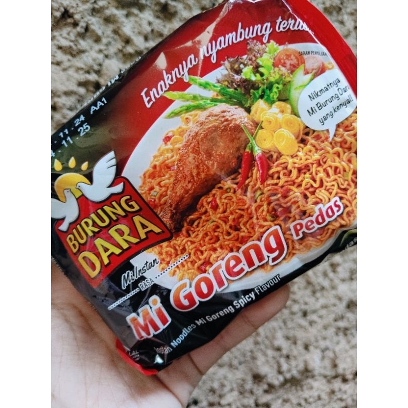 

Burung Dara Mie Instan Rasa Mie Goreng Pedas Kemasan 65 Gram