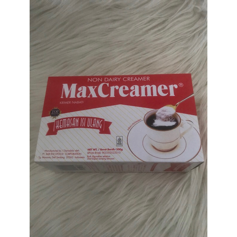 

Max Creamer non dairy creamer 500gram 1dus