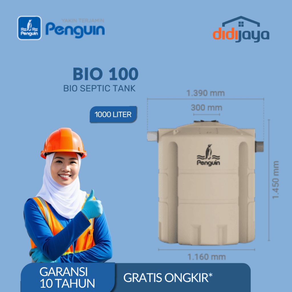 Septic Tank Biorotech Penguin BIO 100 1000 Liter | Septic Tank Biorotech