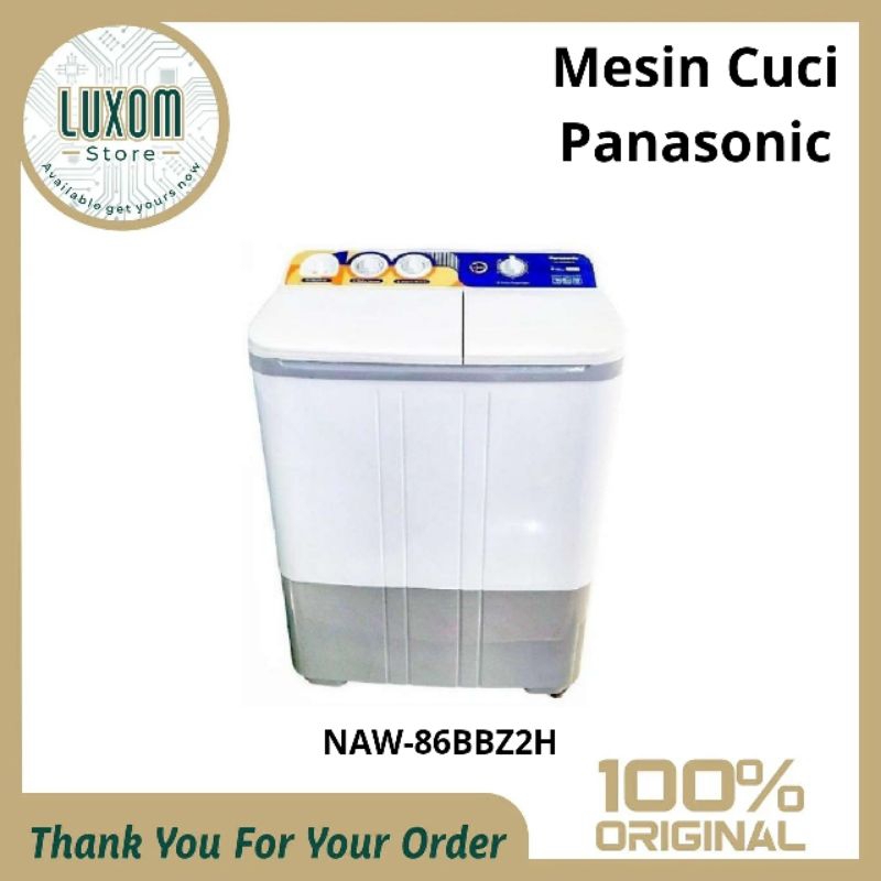 Mesin Cuci Panasonic NAW-86BBZH (8,5kg) /mesin cuci Panasonic/2 tabung/mesin cuci/Panasonic