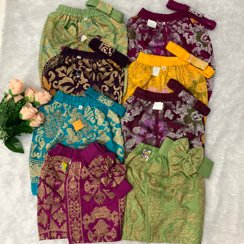 Kamen jadi bayi/kamen jadi anak motif bordir set selendang