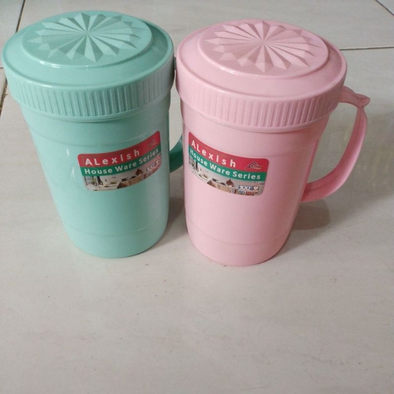 

gelas + tutup Mug Benji 138 warna soft