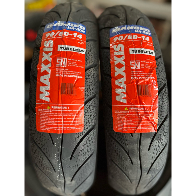 Ban Maxxis 90/80-14 Tubeless