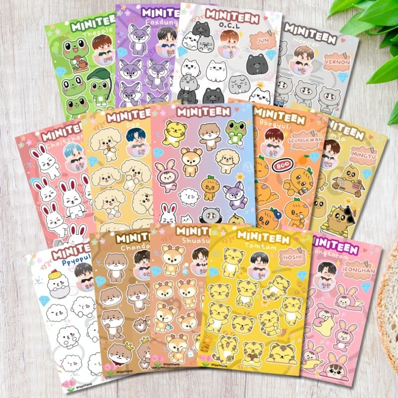 

Stiker Pack Miniteen Seventeen