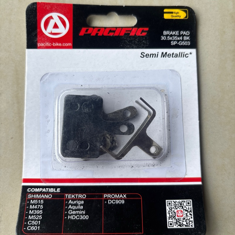 kampas rem cakram pacific 503 model segi kotak sepeda mtb lipat minion federal