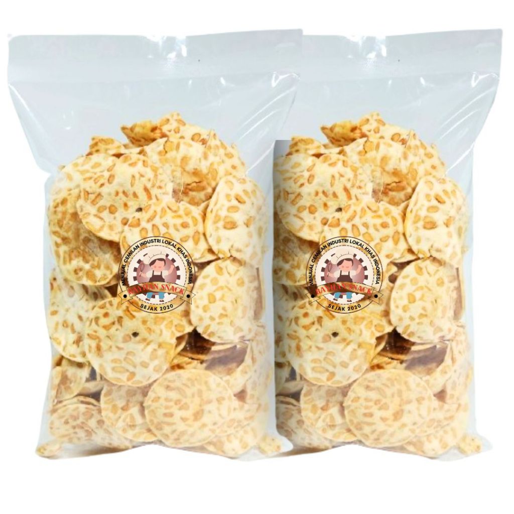

Keripik Tempe Sagu Crispy Spesial Terlaris Ukuran 500 Gram