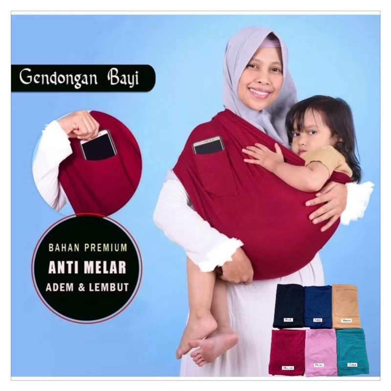 GENDONGAN BAYI | GENDONGAN ANAK | GENDONGAN KAOS GEOS | GENDONGAN KAOS BAYI ANAK