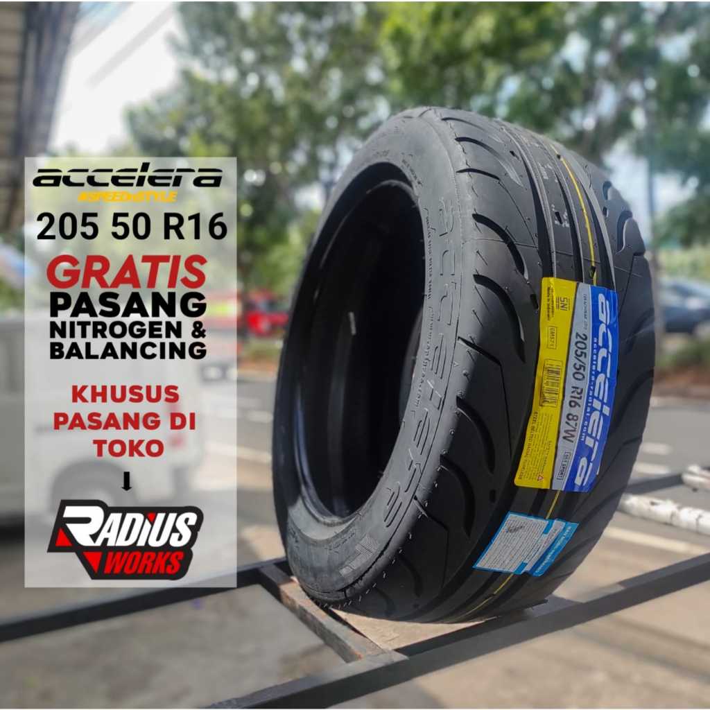 Ban mobil semi slick 205 50 R16 accelera 651 sport
