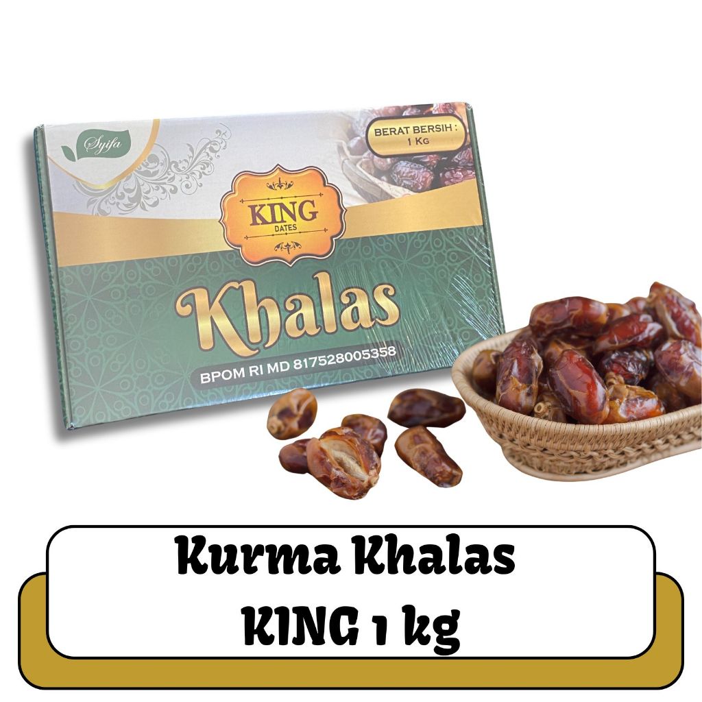 

OLEH OLEH HAJI DAN UMROH 1KG ASLI ORIGINAL KURMA PRINCE DATES KHALAS I KURMA KHOLAS 1KG ENAK LEGIT MANIS SYIFA HERBAL ALAMI 1KG I SUDAH IZIN BPOM HALAL I KURMA KHALAS AL SAAD DATES CROW