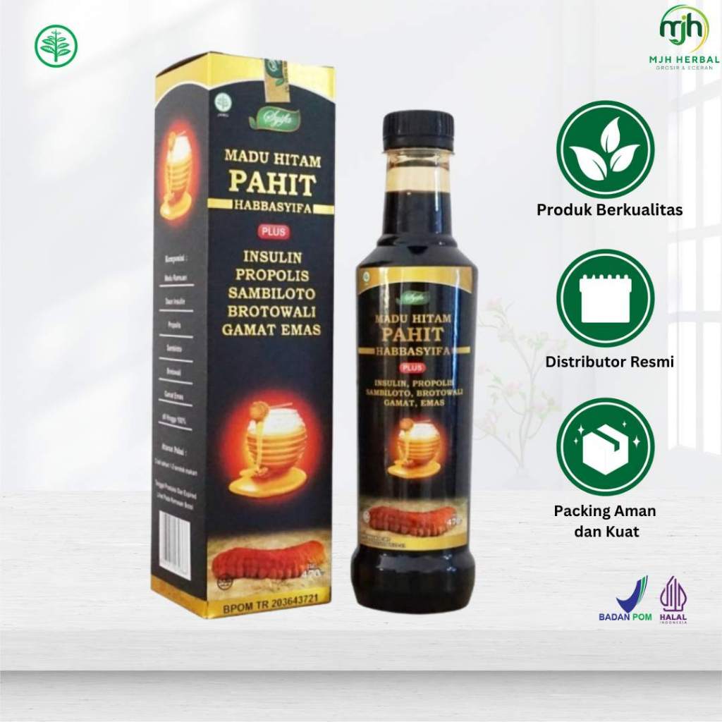 

Madu Hitam Pahit Habbasyifa 470gr