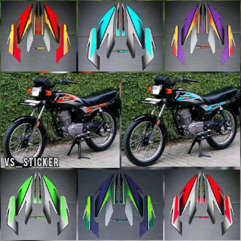 STRIPING LIST STANDART MOTOR HONDA GL PRO 1600 1996 1997 96 97 MERAH UNGU BIRU TOSKA KUALITAS TERBAI