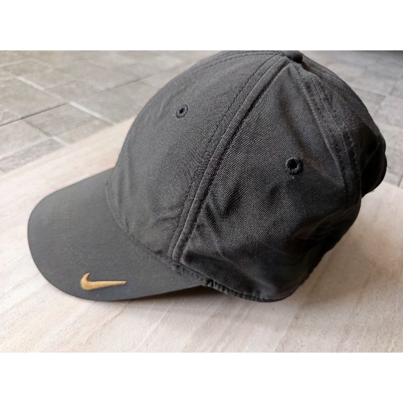 Topi Nike Second Hitam ke abu-abuan Original