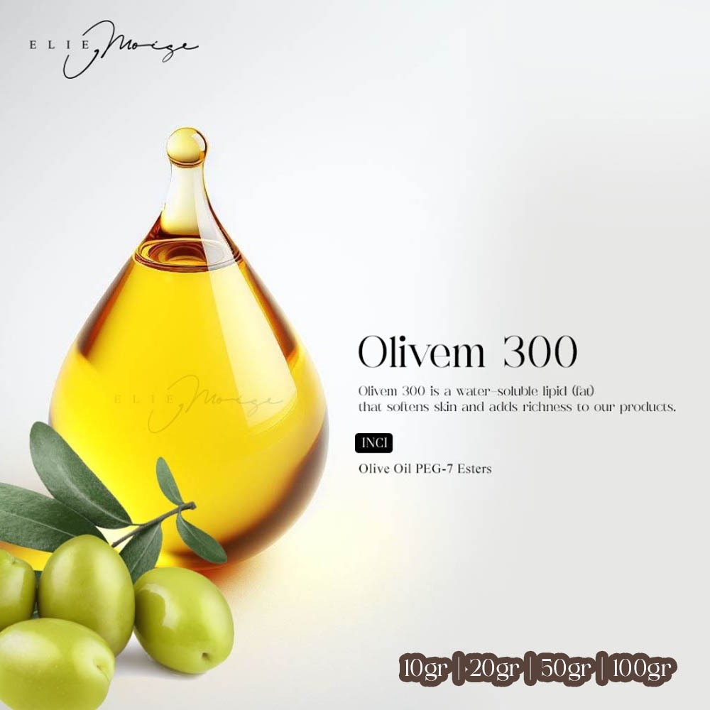 10gr - 20gr - 50gr - 100g - Olivem 300 Olive Oil PEG-7 Esters