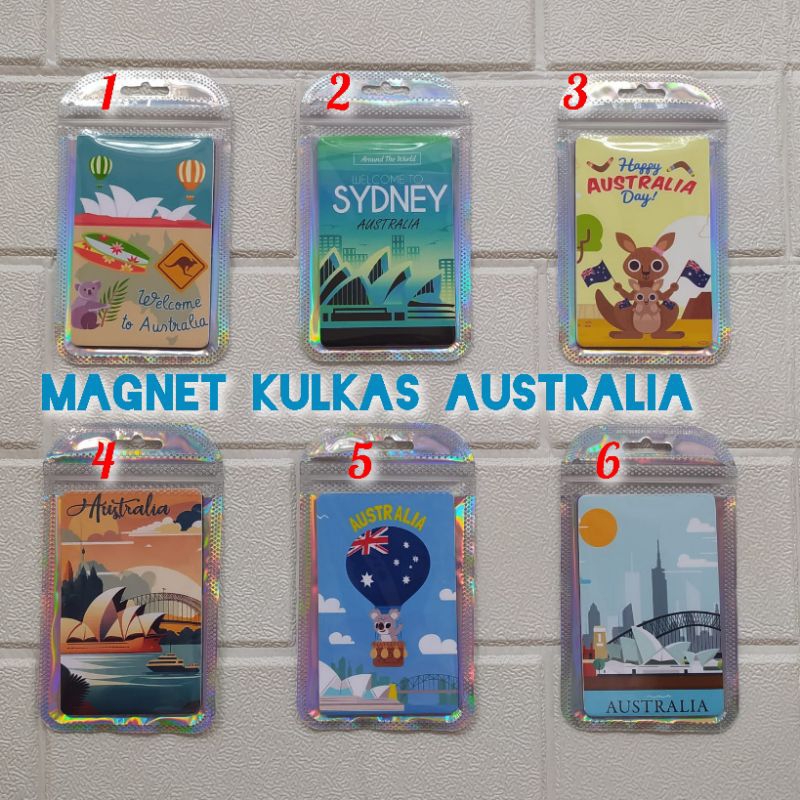 Magnet kulkas australia souvenir australia oleh oleh australia