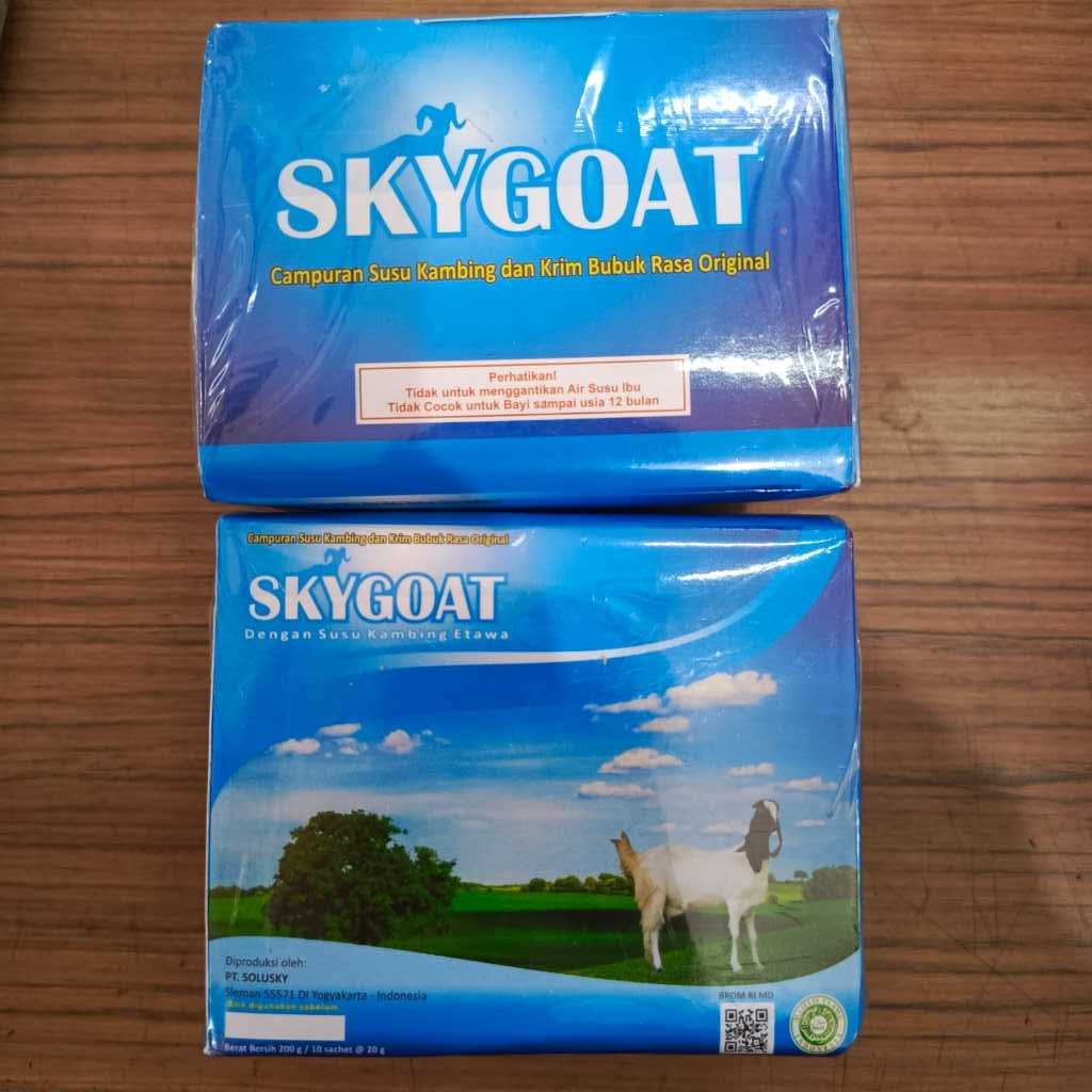 

susu kambing sky goat susu kambing etawa bubuk skygoat 10 sachet