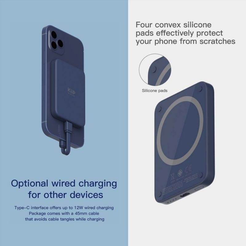 Power Bank Kiip wireless Fast Charging Powerbank 4200 Mah