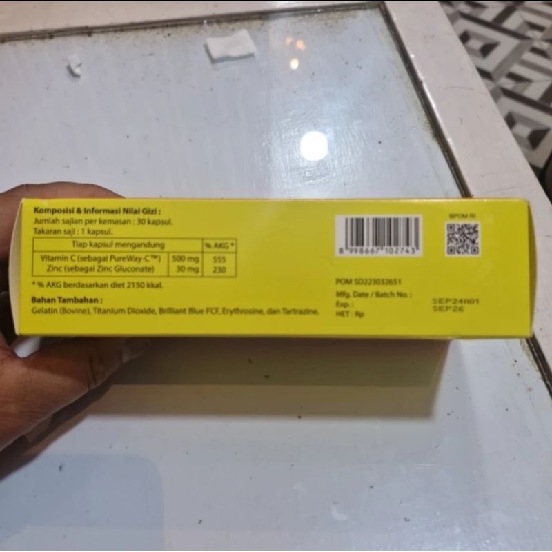 KONI CZ Pengganti MAX C 500 mg Vitamin C 30 Tablet/box