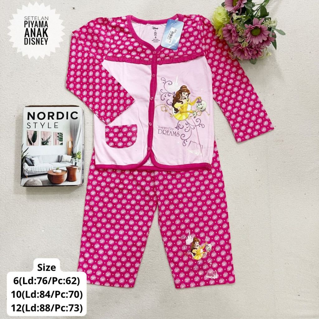 SALE SETELAN PIYAMA DISNEY ANAK ORIGINAL MATAHARI