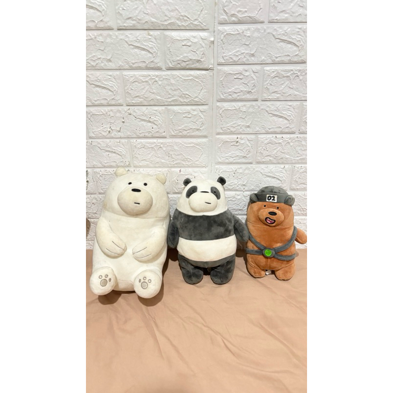 boneka we bare bears miniso