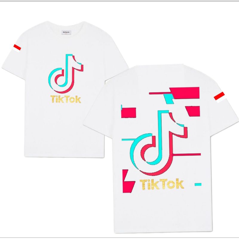 Baju Kaos Custom TIK TOK Bebas Request Logo dan Bisa Desain sendiri, MONGGO YANG BELUM