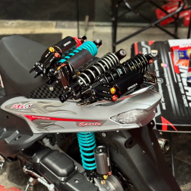 shock groza emperor belakang tabung bawah 305mm matic mio beat vario sporty mio smile mio soul