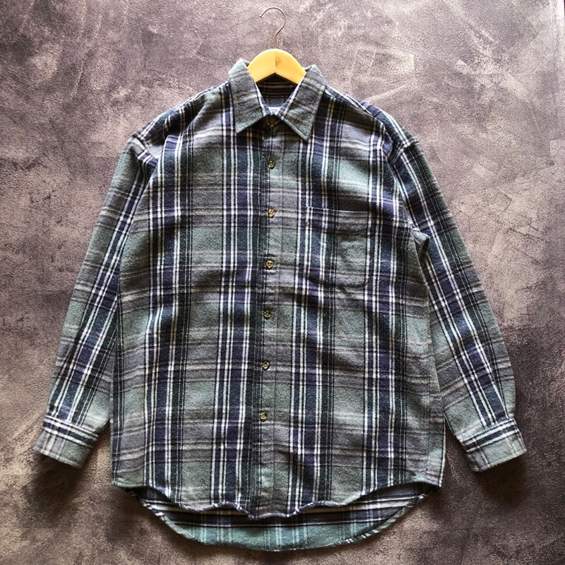 Outer Veterano Flannel CONE U.S.A Cotton Second,Bahan Tebal 100% U.S.A Cotton,Size L Oversize (XL mu