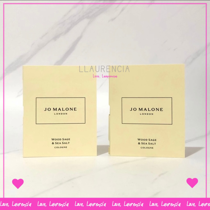 Jo Malone wood sage & sea salt cologne ASLI vial sample spray / parfum perfume