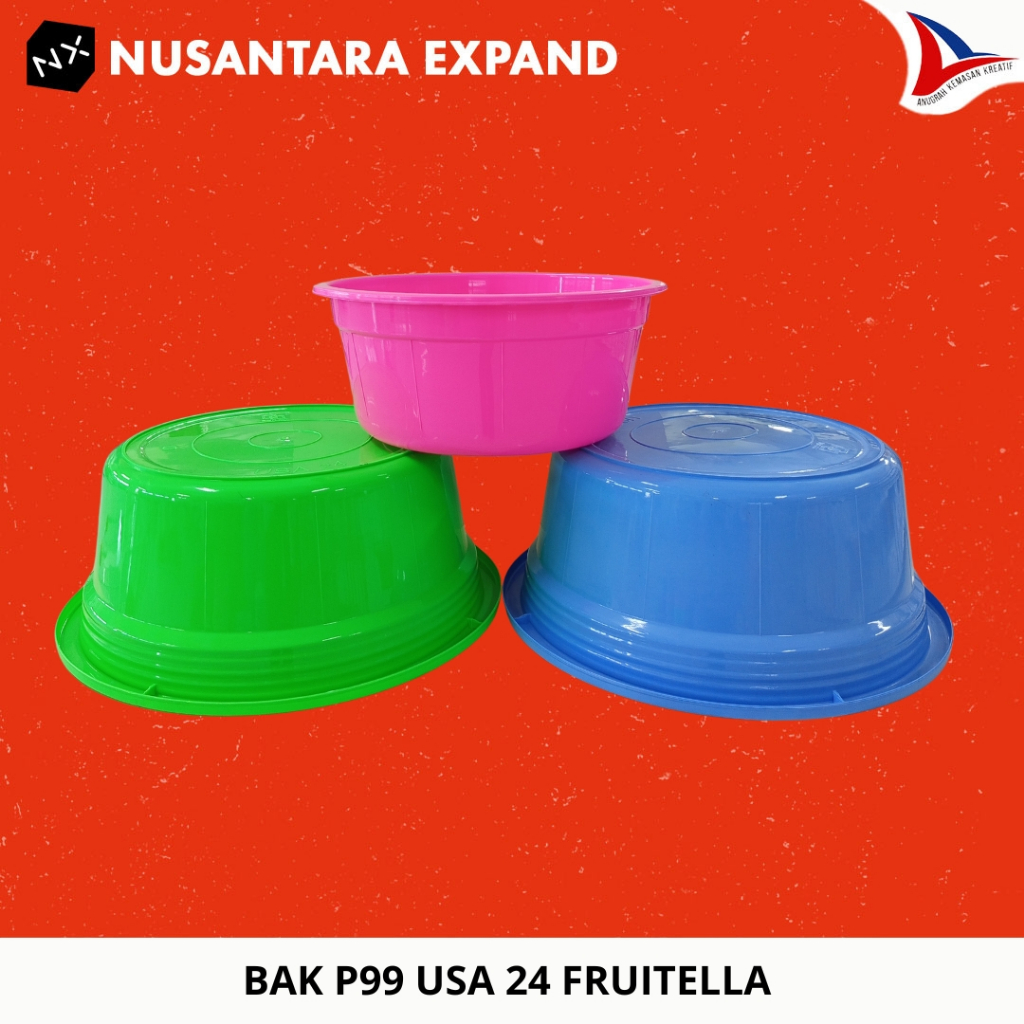 Bak Air Bak Mandi P99 Usa Ukuran 20 - 24 Fruitella