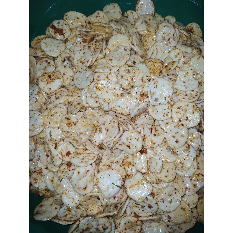 

KERUPUK PUTIH PEDAS DAUN JERUK 500gram