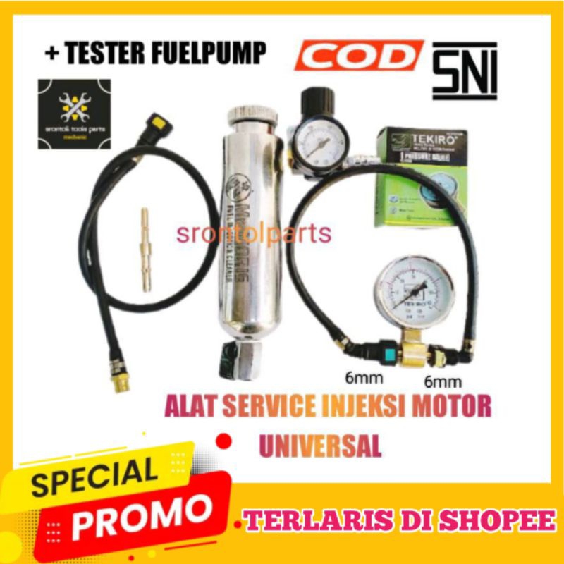 Alat servis injeksi injektor motor pembersih kerak injektor motor tester fuelpump injeksi