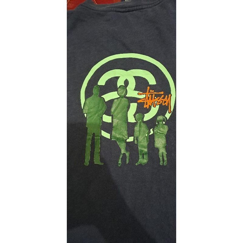 vintage stussy family man 90's