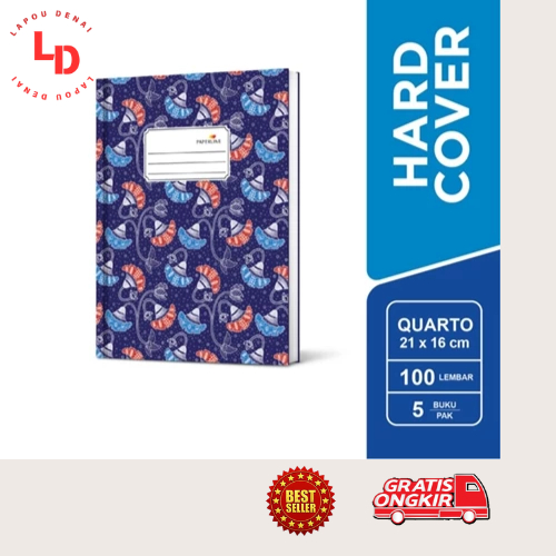 

Buku Paperline Hard Cover 100 Quarto (1 Buku)