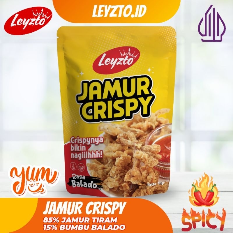 

Leyzto Jamur Crispy - Balado dan Jagung Bakar - Tinggi Protein Booster