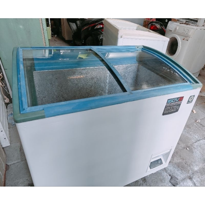 kulkas frezer es krim sliding