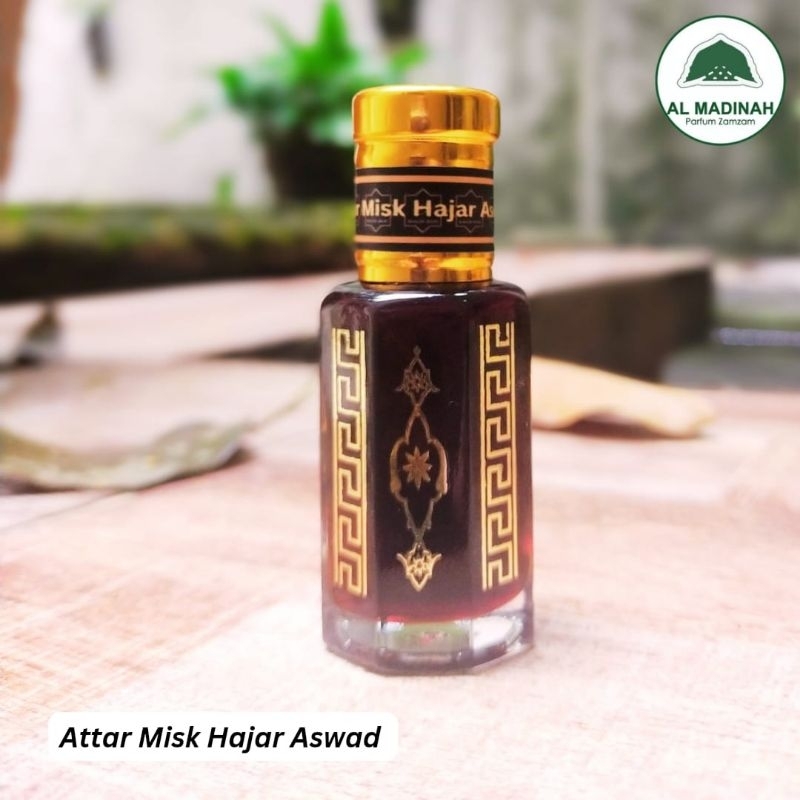 Hajar Aswad - ATTAR SERIES - AL MADINAH PARFUM ZAMZAM - Original Makkah Madinah - Haramain Oud - Kis