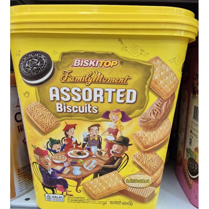 

BISKITOP Family Moment Assorted Biscuits 600g - HK.