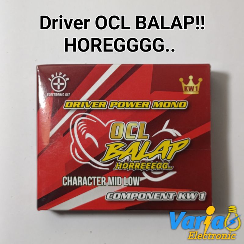 Driver Balap Horeg Kit Driver Power Mono OCL Balap Horreegg Mid Low