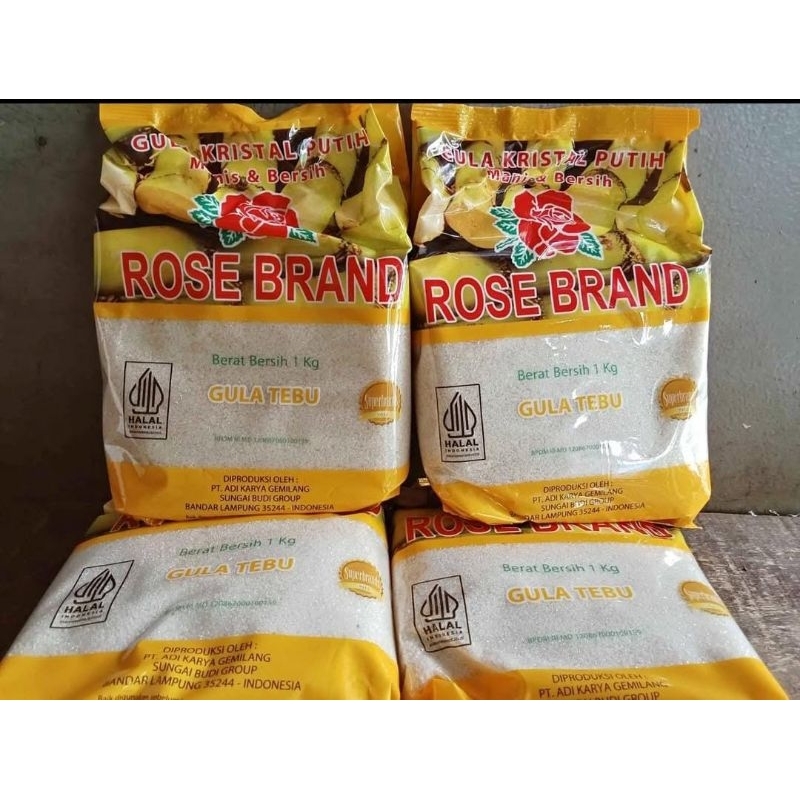 

gula rose brand kuning 1kg