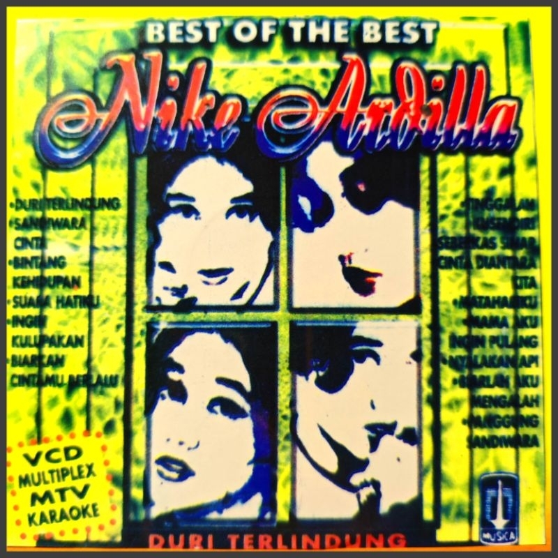 Kaset VCD Musik Bisa Karaoke 14 Lagu Pop Nostalgia Nike Ardilla Vol. 1 Album Pilihan Terpopuler